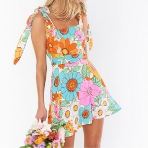 Show Me Your MuMu Claire Floral Mini Dress